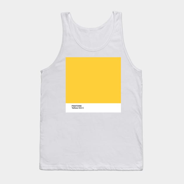 pantone Yellow 012 C Tank Top by princessmi-com